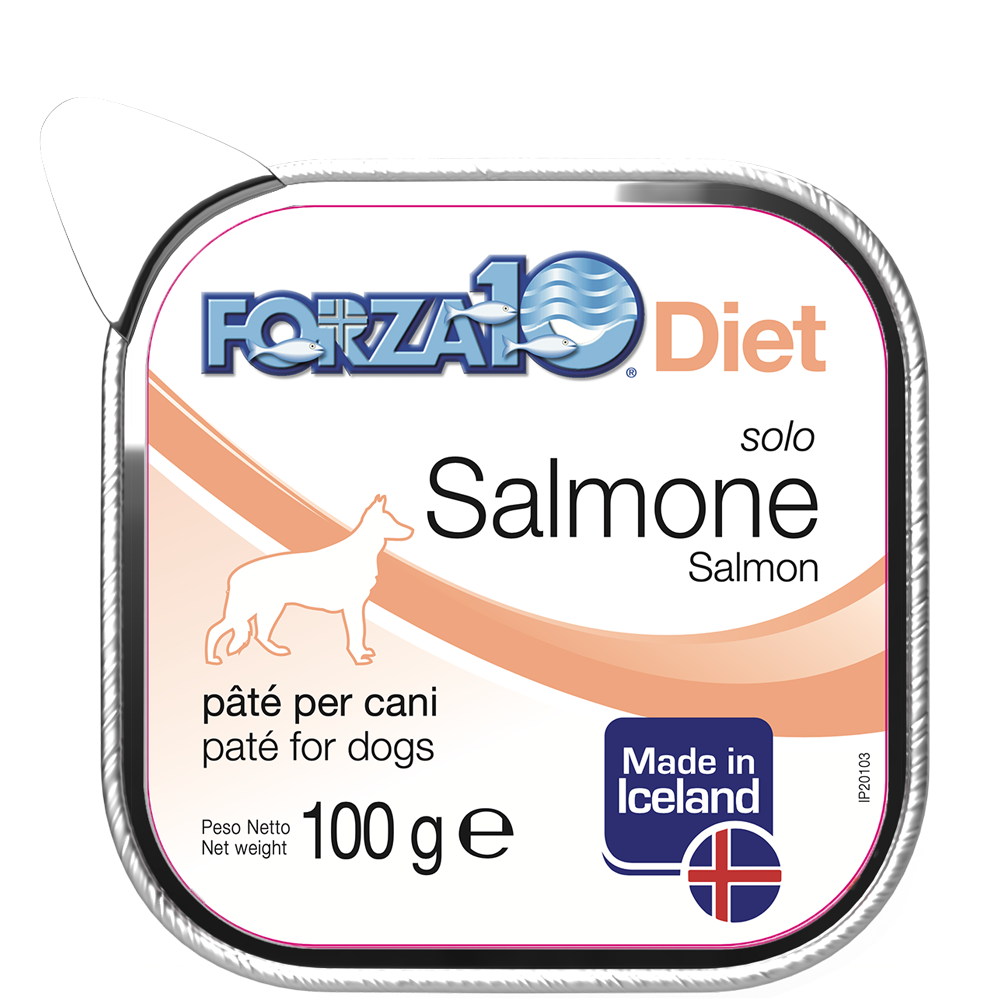 Forza10 Diet Solo Salmone 100g - Cibo Umido per Cani Forza10 Diet Solo Salmone 100g - Cibo Umido per Cani